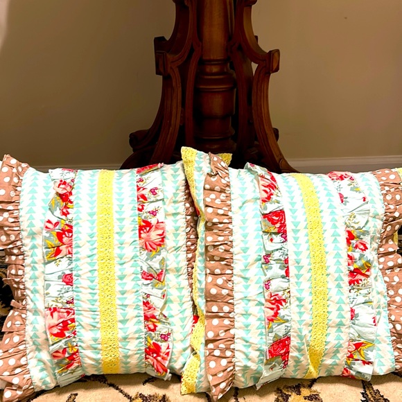 Matilda Jane Other - Set of 2 Matilda Jane Pillowcases with inserts.
